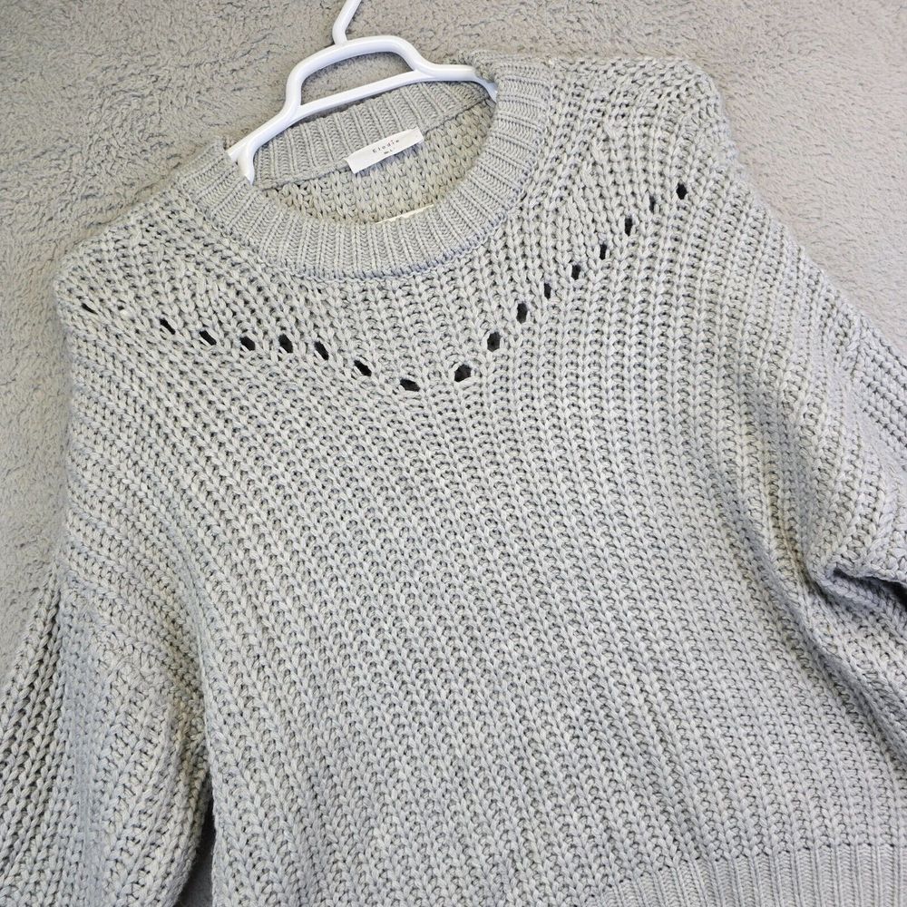 Elodie Sweater Women's L Chunky Knit Boho Chic Y2k Cottagecore Indie Fisherman